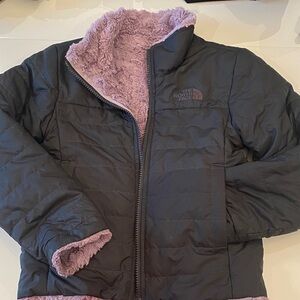The North Face Kids Puffer Jacket - Black and Lavender